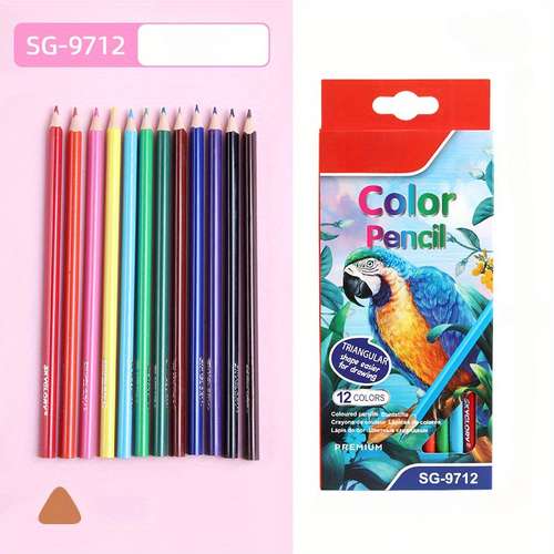 12 Art Drawing Pencils For Adult Coloring & Sketching Vibrant Colors  Non-toxic Coloring Pencil Set With Soft Lead Core For Artists And Kids  Halloween/thanksgiving Day/christmas Gift - Temu Italy